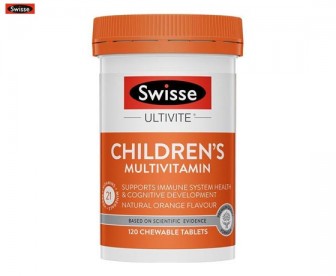 【618钜惠】Swisse 斯维诗 儿童复合维生素咀嚼片 120片【买3赠1玻尿酸精华】